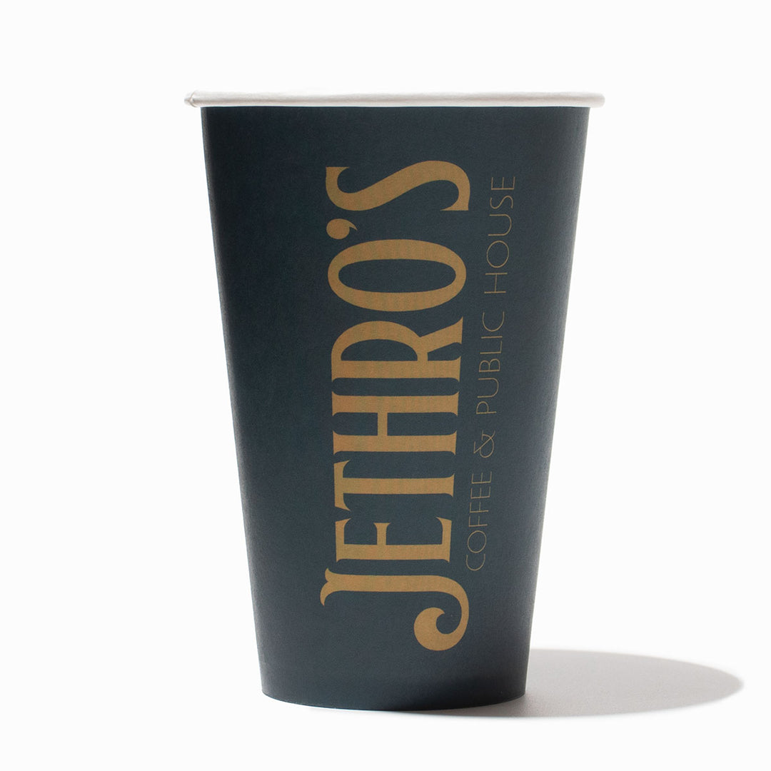 UNIQ 20 oz Custom Single Wall Disposable Coffee Cups - Hot Cup Factory