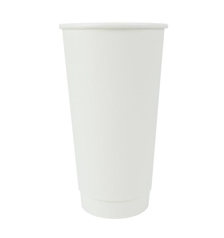 UNIQIFY® 20 oz White Double Wall Hot Cups - Hot Cup Factory HCF520120
