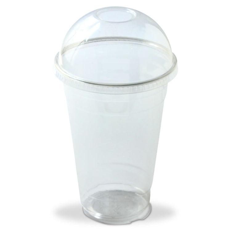 UNIQIFY® 16/20/24 oz Clear Dome Plastic Drink Lids - 98mm - Hot Cup Factory 98020