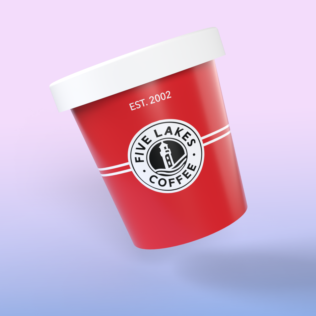 Five Lakes Custom 16oz To Go Container Hot Cup Factory