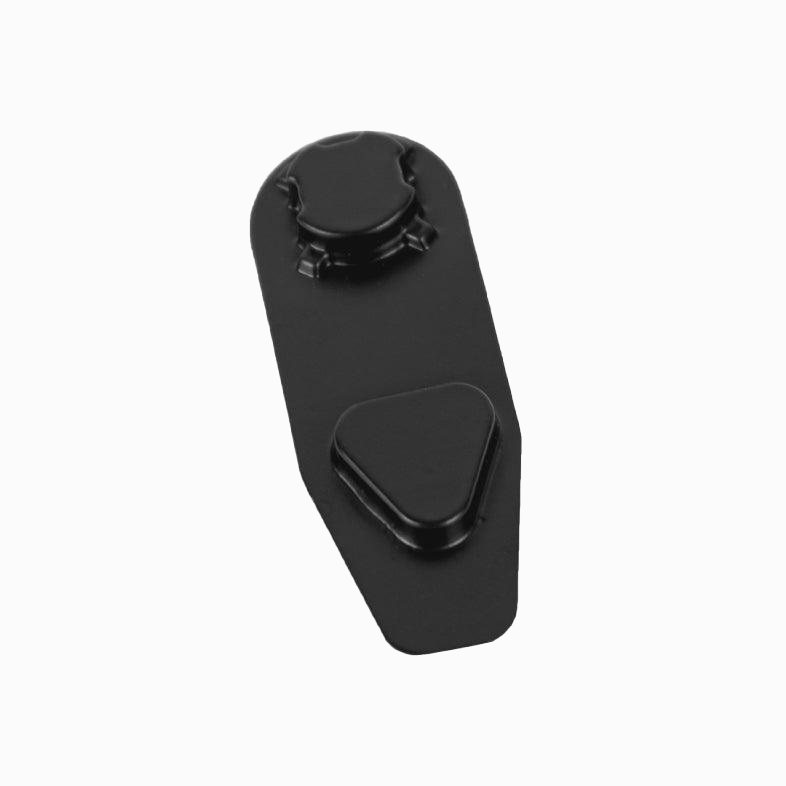 Black FoamAroma lid snap, reclosable tab
