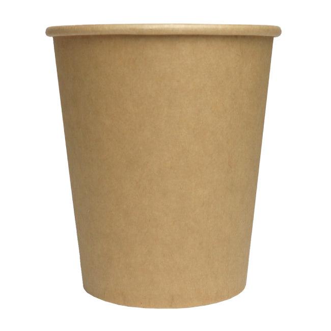 UNIQIFY® 8 oz Kraft Single Wall Paper Hot Cups - Hot Cup Factory HCF500064