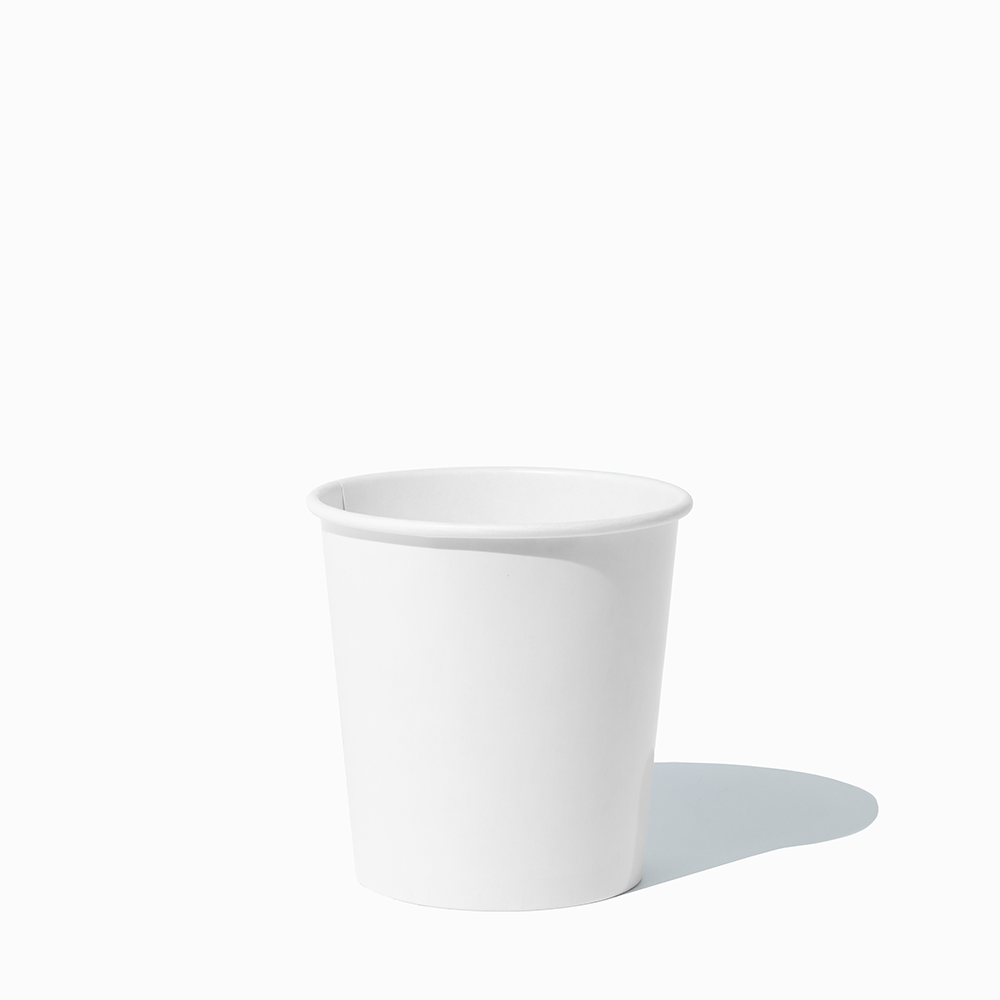 UNIQ Pint 16 oz Premium Glossy White To-Go Containers - 1000/Case
