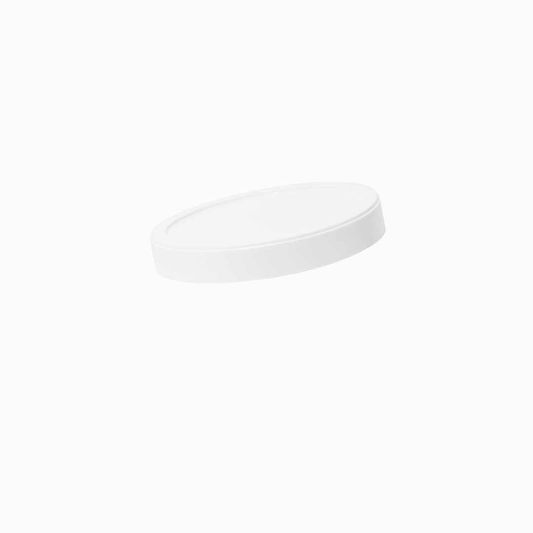 UNIQ Quart 32 oz White Plastic To-Go Container Lids - 500/Case