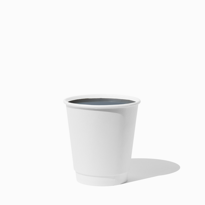 UNIQ 10 oz Double Wall White Paper Coffee Cups - 500/Case