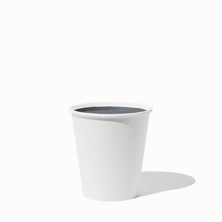 UNIQ 10 oz Single Wall White Paper Coffee Cups - White - 1000/Case