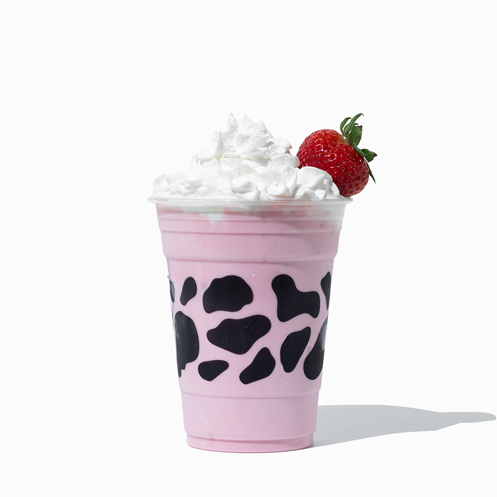 UNIQ 16 oz Cow Print Clear PET Plastic Cups – Disposable – 1000/Case