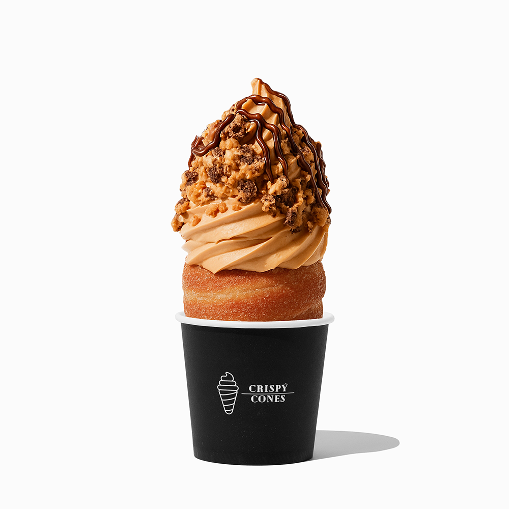 Branded Crispy Cone Cups (4 oz) - 1000/Case