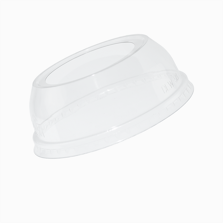 UNIQ Clear Dome Lids with Wide Hole for 98mm - Fits 12, 16, 20, and 24 oz Plastic Drink Cups - 1000/Case