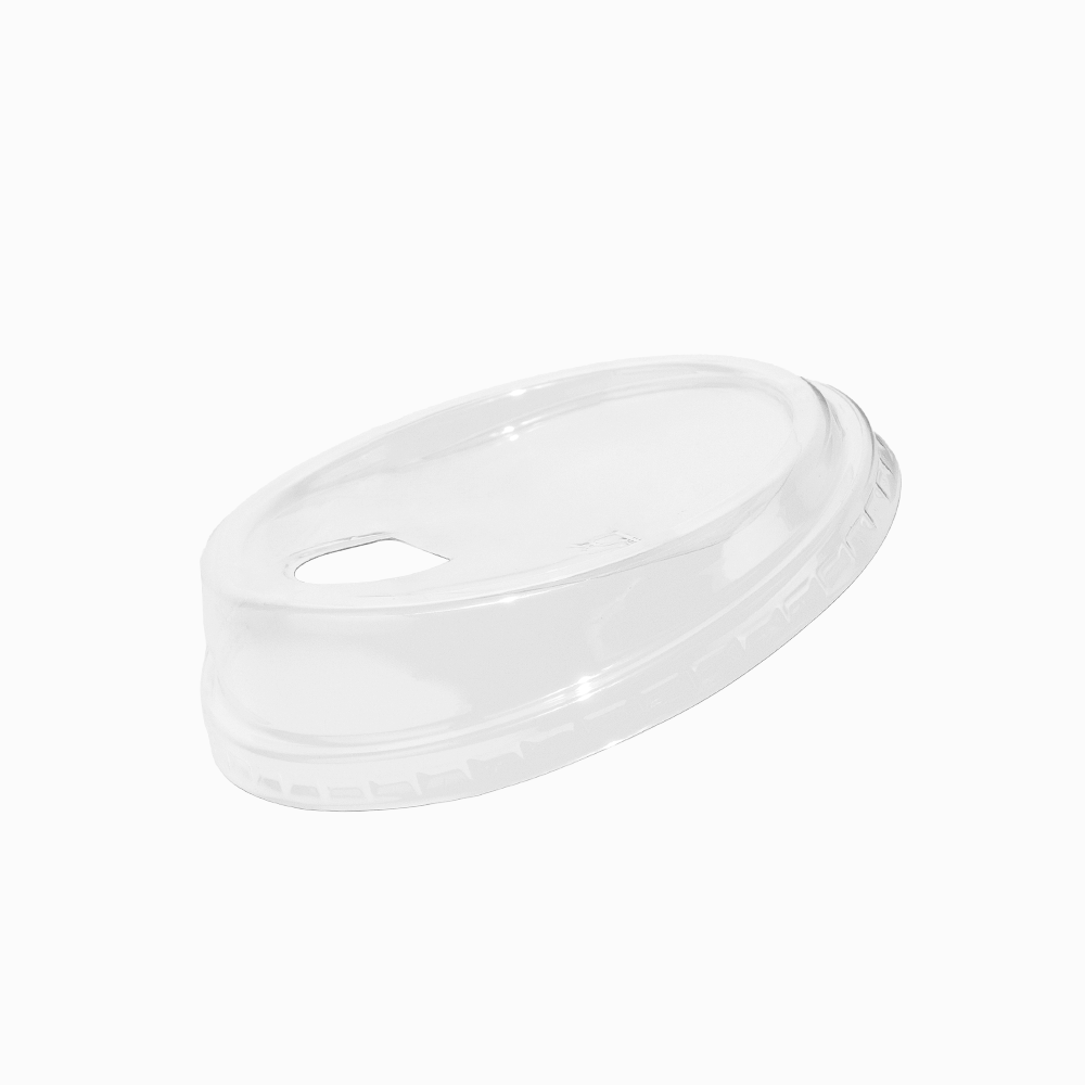 UNIQ Clear Strawless Sip Drink Cup Lids for 98mm 12, 16, 20, and 24 oz - 1000/Case