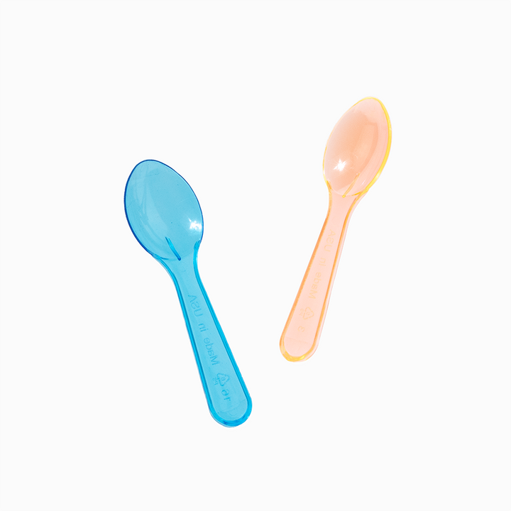 UNIQ Transparent Mixed Mini Tasting Spoons ~ 3000/Case