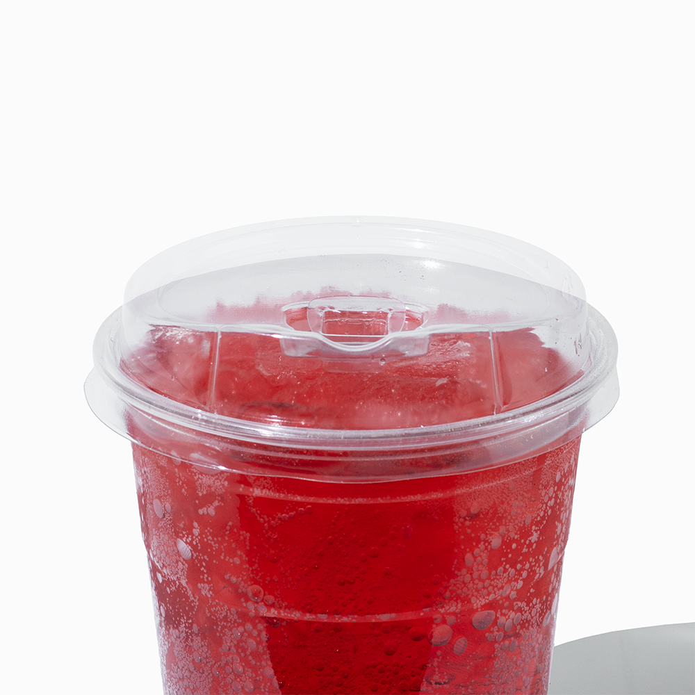 UNIQ Clear Flip Top Lids for 98mm 12, 16, 20, and 24 oz - 1000/Case