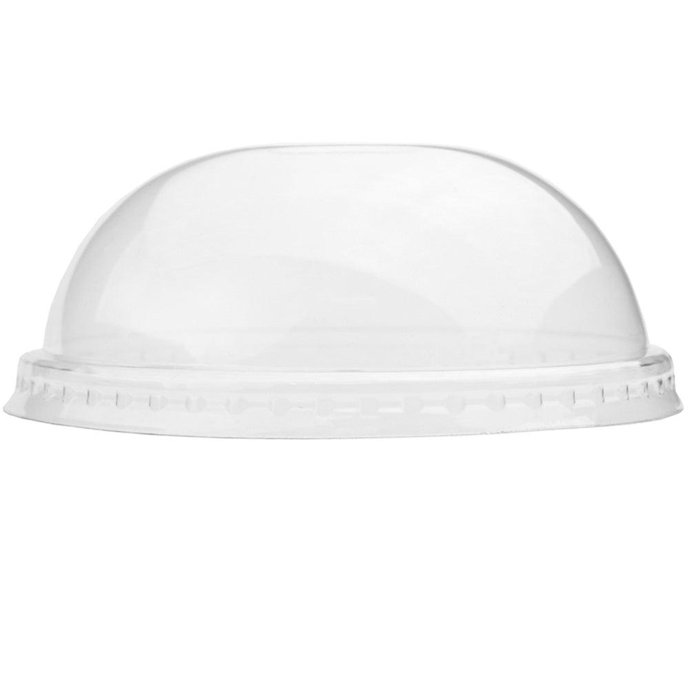 UNIQ 5 oz Clear Dome Paper Food Cup Lids