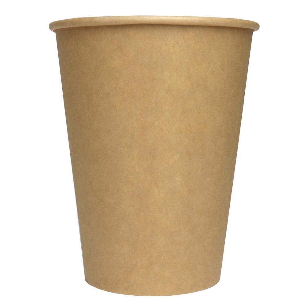 UNIQIFY® 12 oz Kraft Single Wall Paper Hot Cups - Hot Cup Factory HCF500312