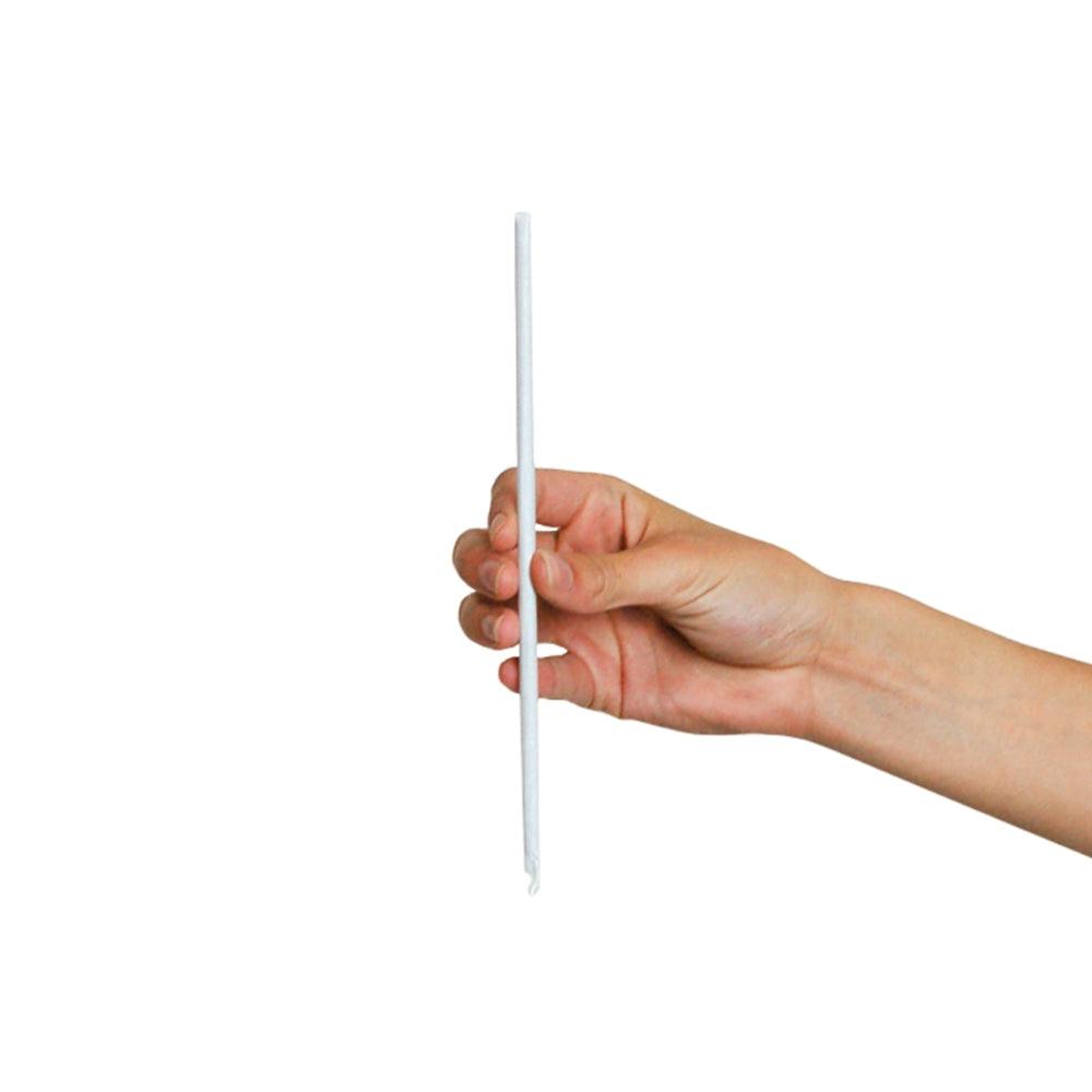 UNIQ 7.75" Wrapped Clear Straws - Hot Cup Factory F023301WH07