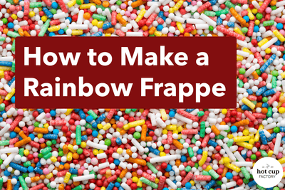 How to Make a Rainbow Frappe
