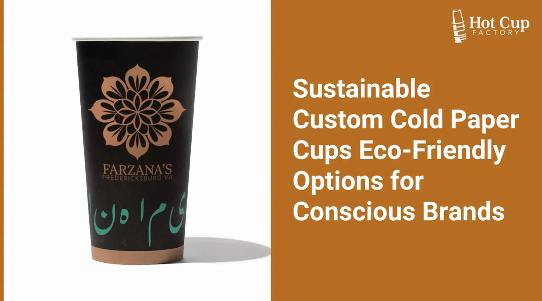 Sustainable Custom Cold Paper Cups Eco-Friendly Options for Conscious Brands