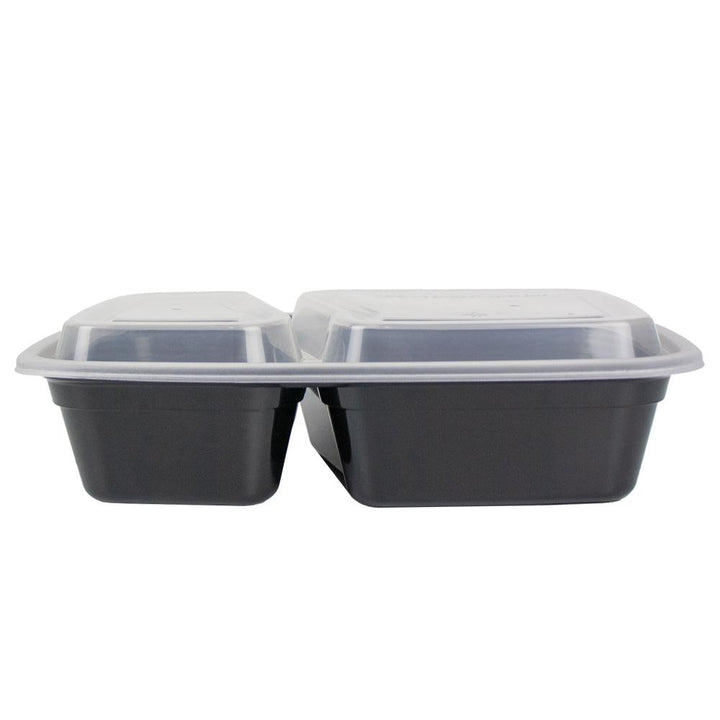 PREMIUM USA 32oz 2-Part Container with Lid - Hot Cup Factory T255652BK32
