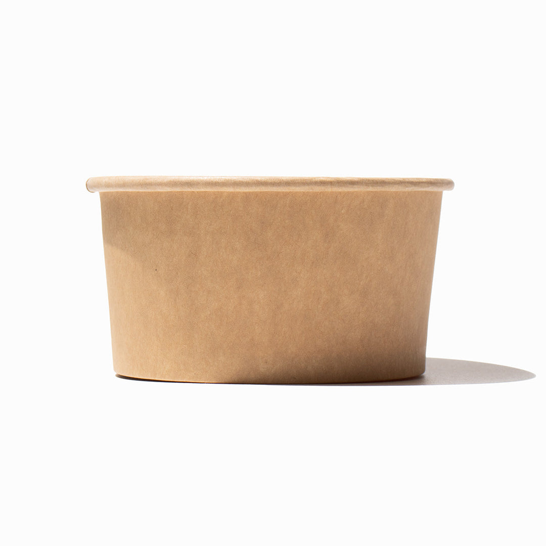 UNIQIFY® 6 oz Kraft Compostable Paper Food Cups - 1000/Case