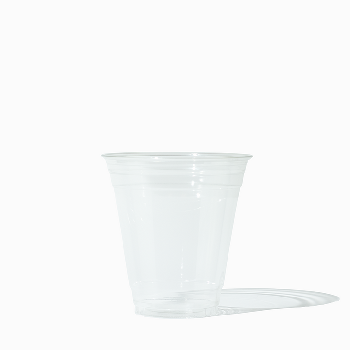 12 14 oz clear drink cup empty