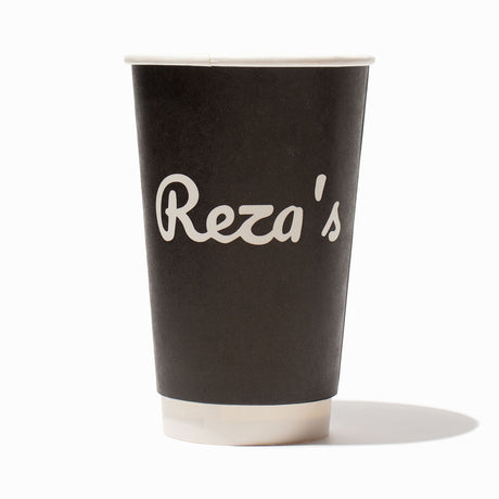 UNIQ 12 oz Custom Double Wall Disposable Coffee Cups - Hot Cup Factory