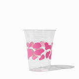UNIQ 16 oz Pink Cow Print Clear PET Cups – Disposable – 1000/Case