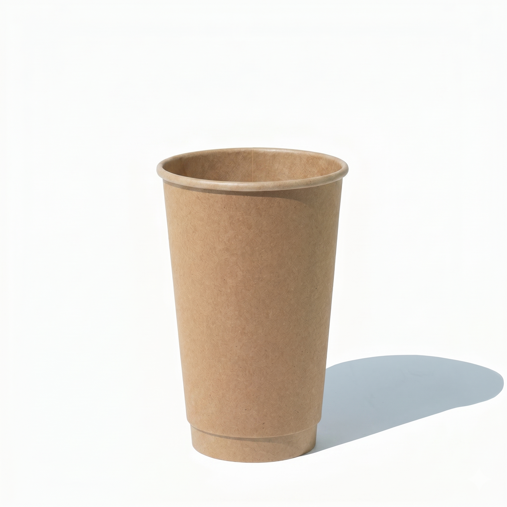 UNIQ 16 oz Double Wall Kraft Paper Coffee Cups - 500/Case