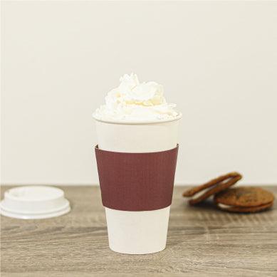 UNIQIFY® 16 oz White PE Single Wall Paper Coffee Cups - Hot Cup Factory HCF500116