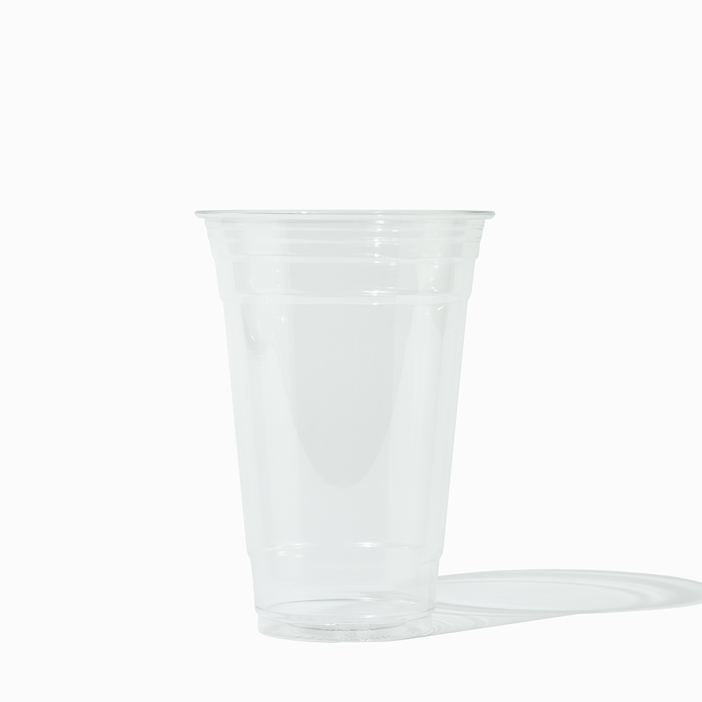 20 oz clear drink cup empty