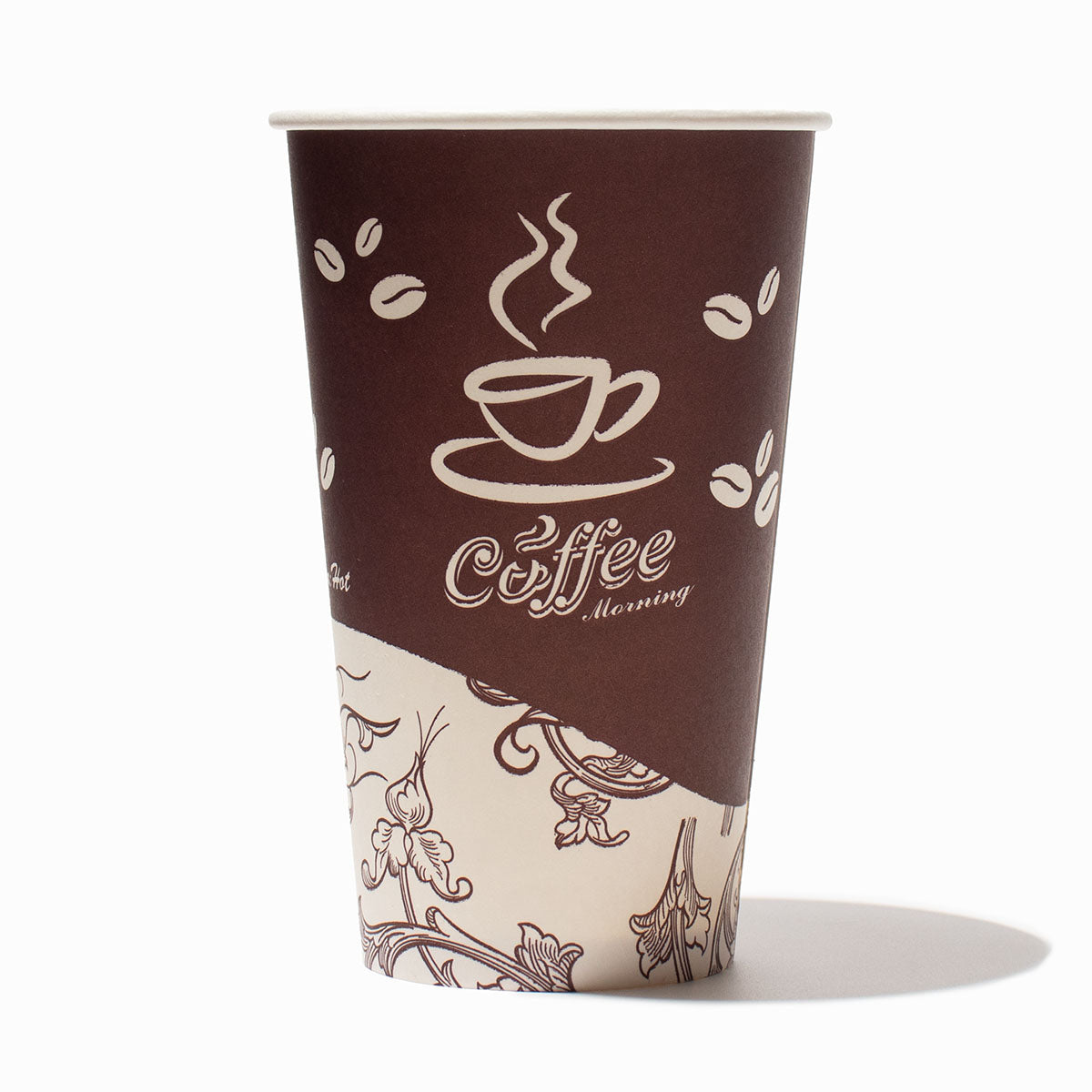 UNIQ 24 oz Custom Single Wall Disposable Coffee Cups - Hot Cup Factory