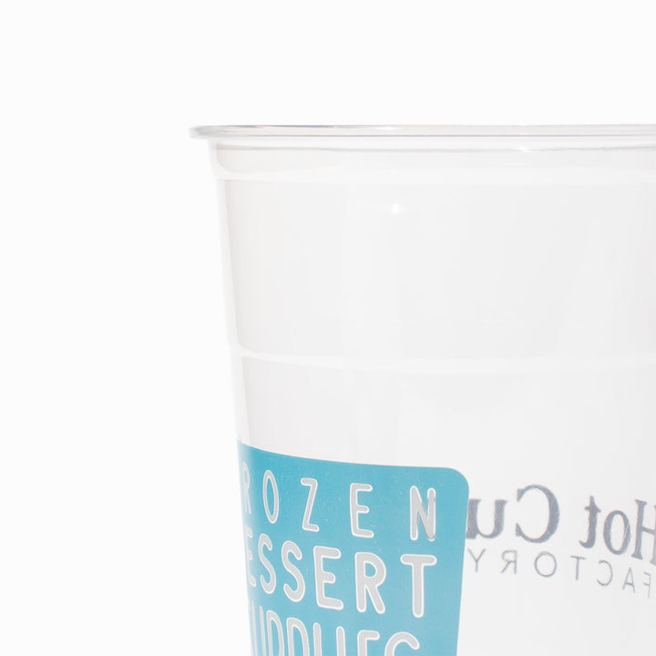 UNIQ 32 oz Custom Plastic Disposable Cups - Hot Cup Factory