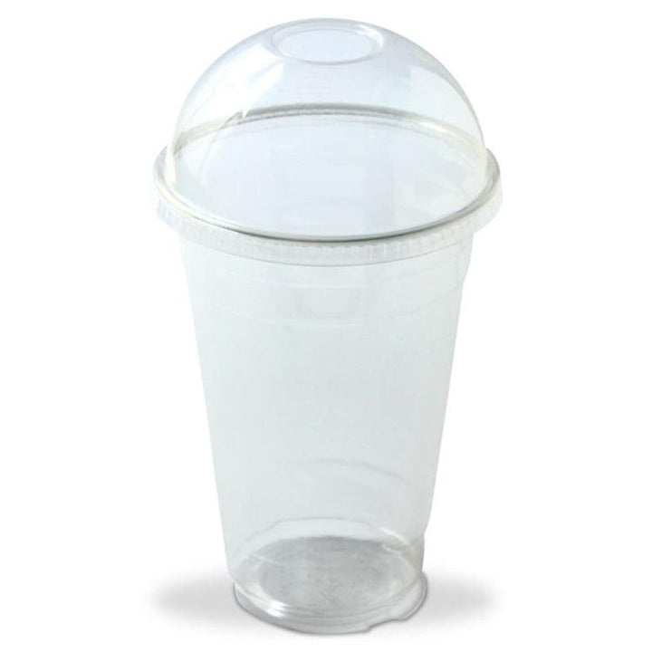 UNIQIFY® 16/20/24 oz Clear Dome Plastic Drink Lids - 98mm - Hot Cup Factory 98020