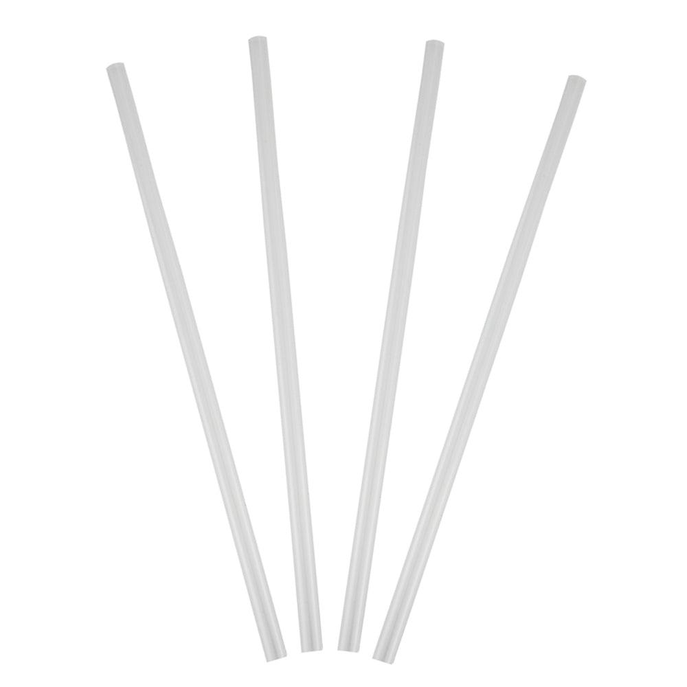 UNIQIFY® 7.75" Wrapped Clear Straws - Hot Cup Factory F023301WH07