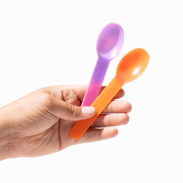 UNIQIFY® Mixed Color Changing Heavy Duty Spoons - 1000/Case