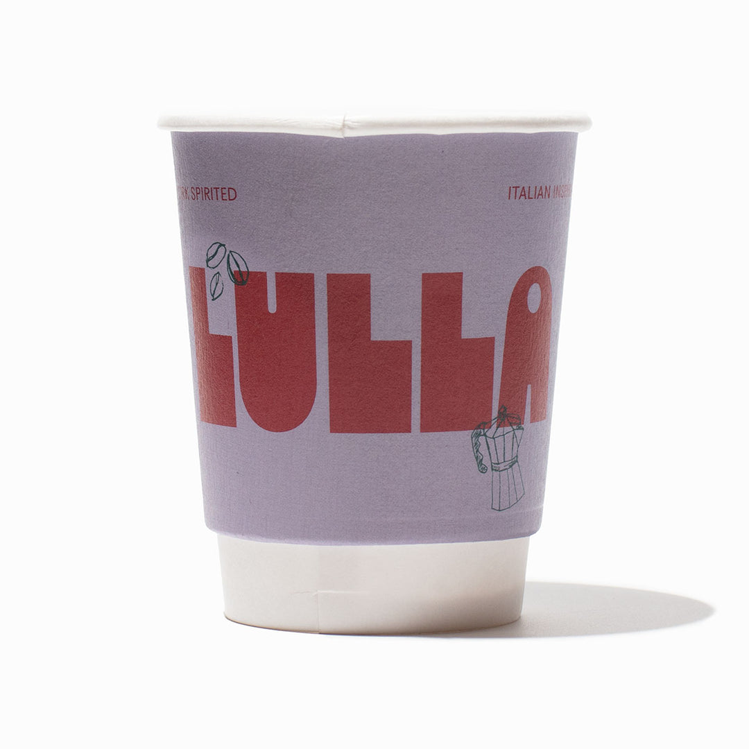 UNIQ 8 oz Custom Double Wall Disposable Coffee Cups - Hot Cup Factory