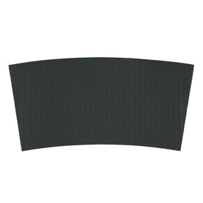 UNIQ Black Hot Cup Sleeves - 10/12/16 oz - Hot Cup Factory HCF100602