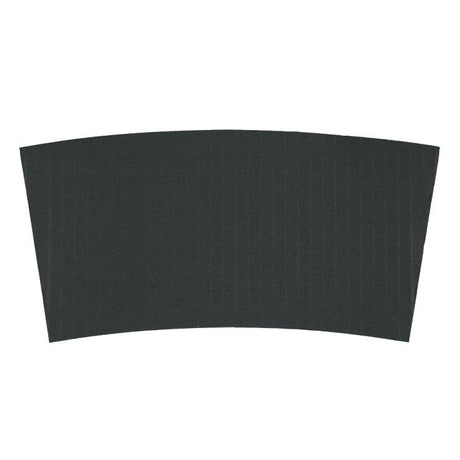 UNIQ Black Hot Cup Sleeves - 10/12/16 oz - Hot Cup Factory HCF100602