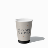 Branded Crispy Cones Fall Hot Chocolate Cups (12 oz) - 500/Case