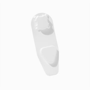 White FoamAroma lid snap, reclosable tab