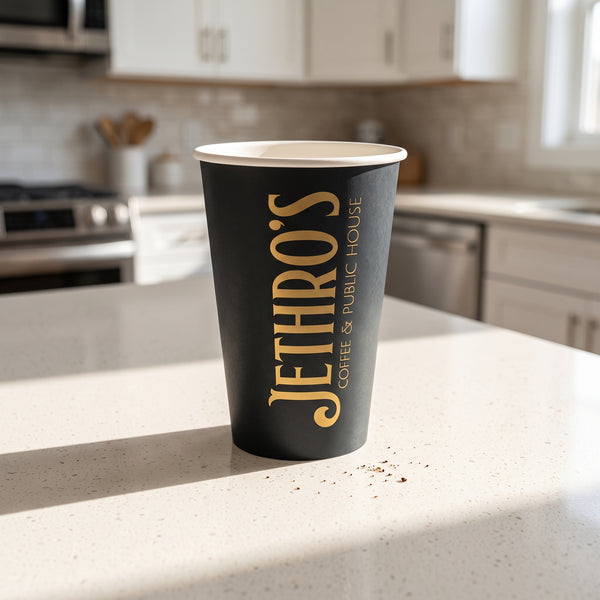 Single wall hot cups