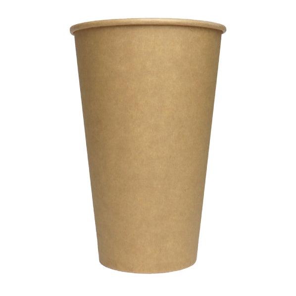 UNIQIFY® 16 oz Kraft Single Wall Paper Hot Cups - Hot Cup Factory HCF500316