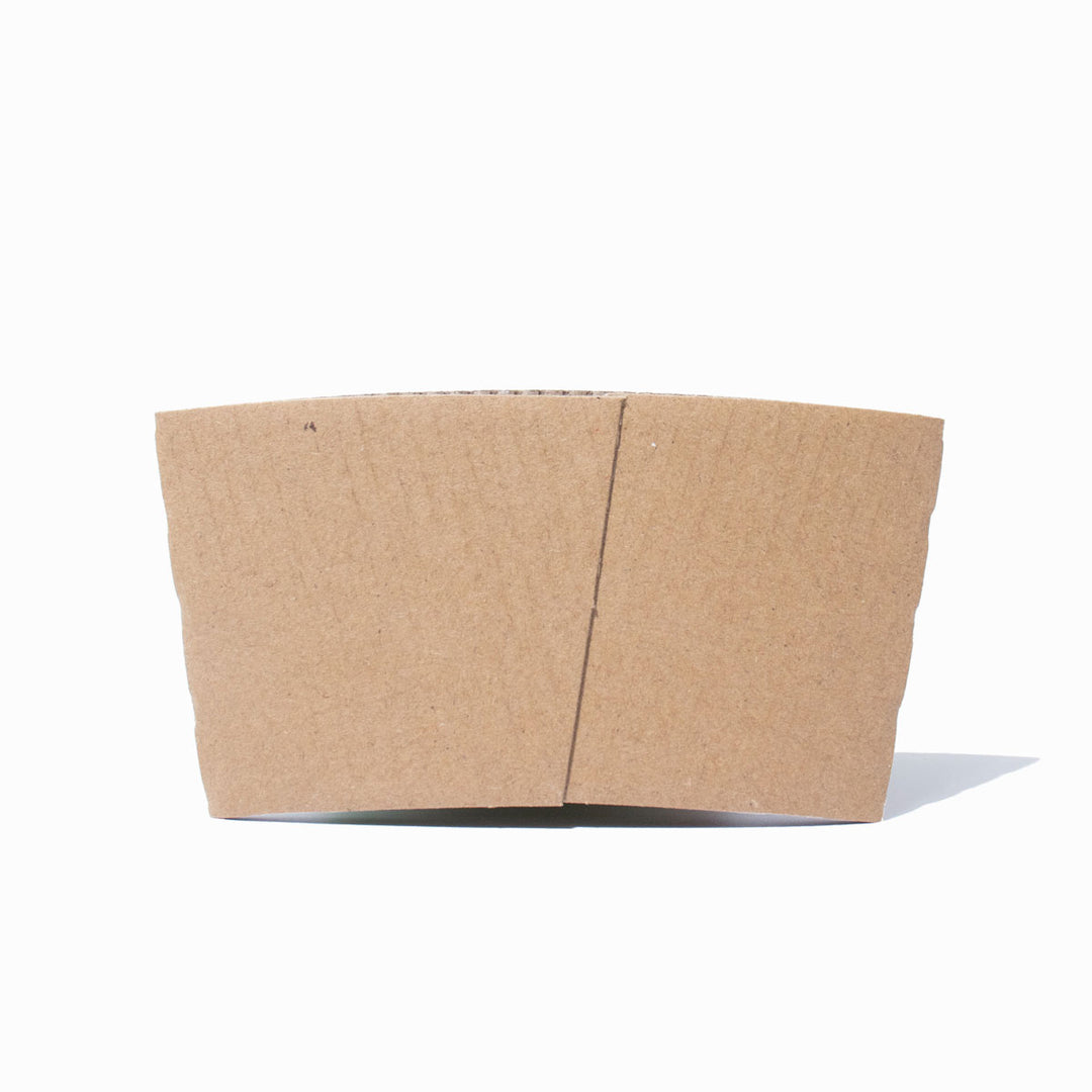 UNIQ 10-24 oz Custom Kraft Coffee Sleeves - Hot Cup Factory