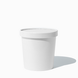 UNIQ Quart 32 oz Premium To-Go Containers & Non-Vented Lids - 200/Case