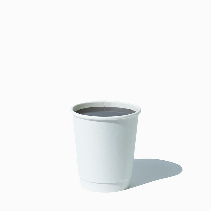 UNIQ 8 oz Double-Wall White Hot Paper Cups - 500/Case