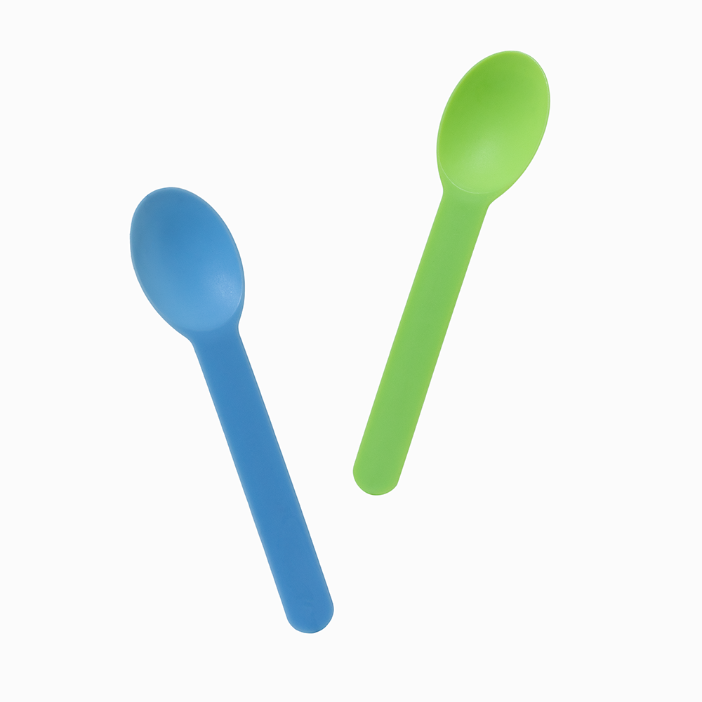 UNIQ Mixed Color Heavy Duty Plastic Spoons - 1000/Case