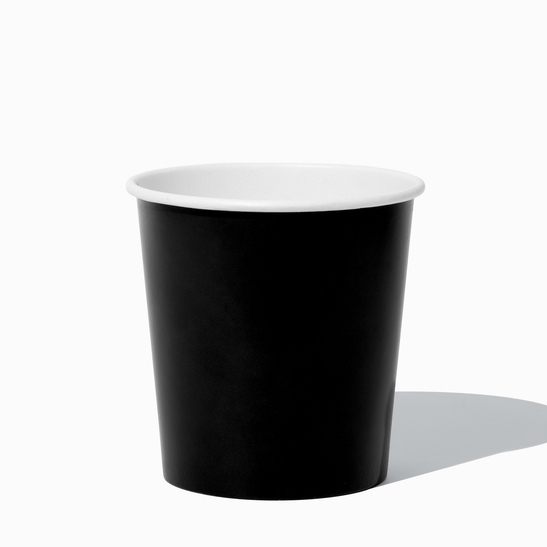 UNIQ Pint 16 oz Premium Glossy Black To-Go Containers - 1000/Case