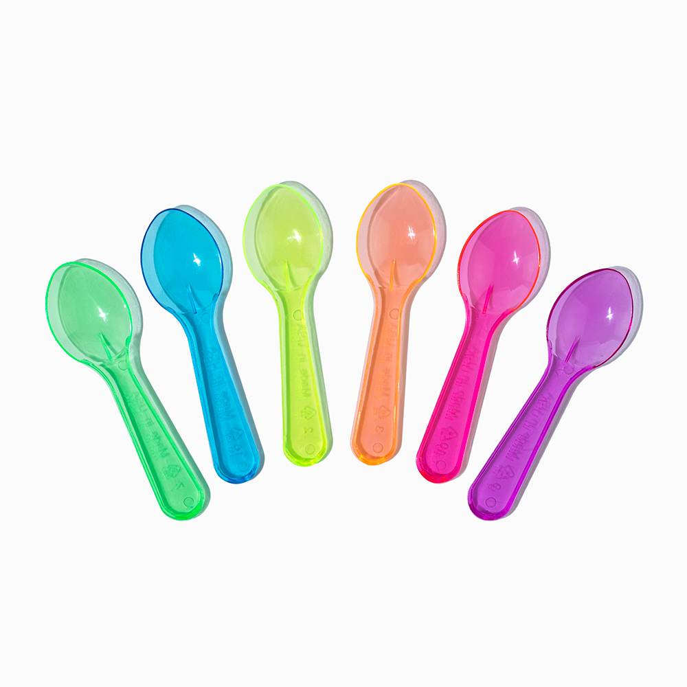 transparent mixed mini tasting spoons product image