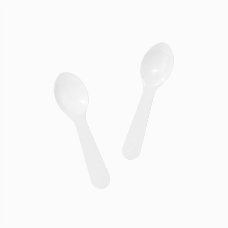 UNIQ White Mini Tasting Spoons ~ 3000/Case