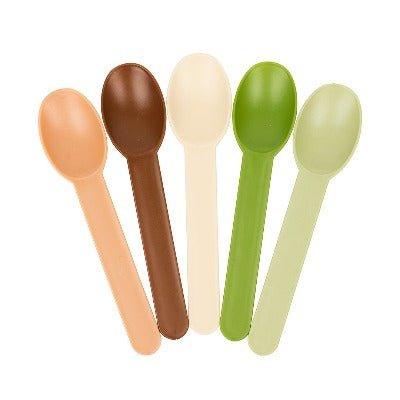 UNIQIFY® Biodegradable Heavy Duty Plastic Spoons - 1000/Case