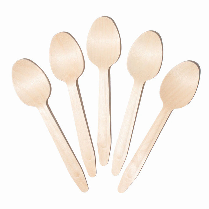 UNIQIFY® Wooden Heavy Weight Spoons - 1000/Case